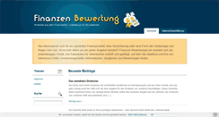 Desktop Screenshot of finanzen-bewertung.de